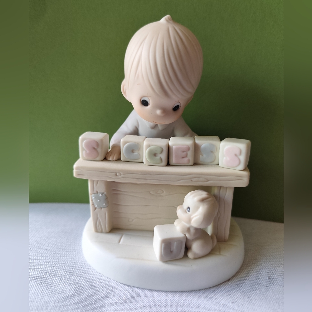Precious Moments " I Cant Spell Success Without You " Figure w/Box